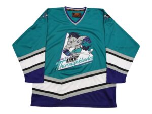 Kentucky Thoroughblades Teal Vintage Hockey Jersey