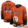 LA Dodgers Nightmare Halloween Edition Hockey Custom Jersey