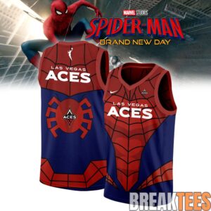 Las Vegas Aces x Spider-Man Special Basketball Jersey