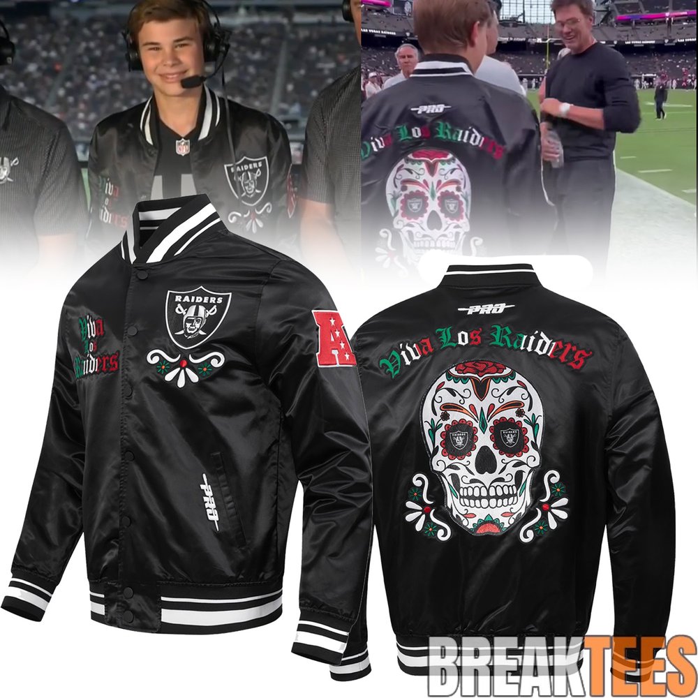 Las Vegas Raiders Viva Los Raiders Bomber Jacket Las Vegas Raiders Viva Los Raiders Bomber Jacket