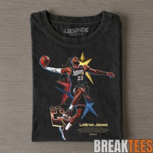 LeBron James 76ers Special Black Tee