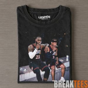 LeBron James & Allen Iverson Smoke Tee
