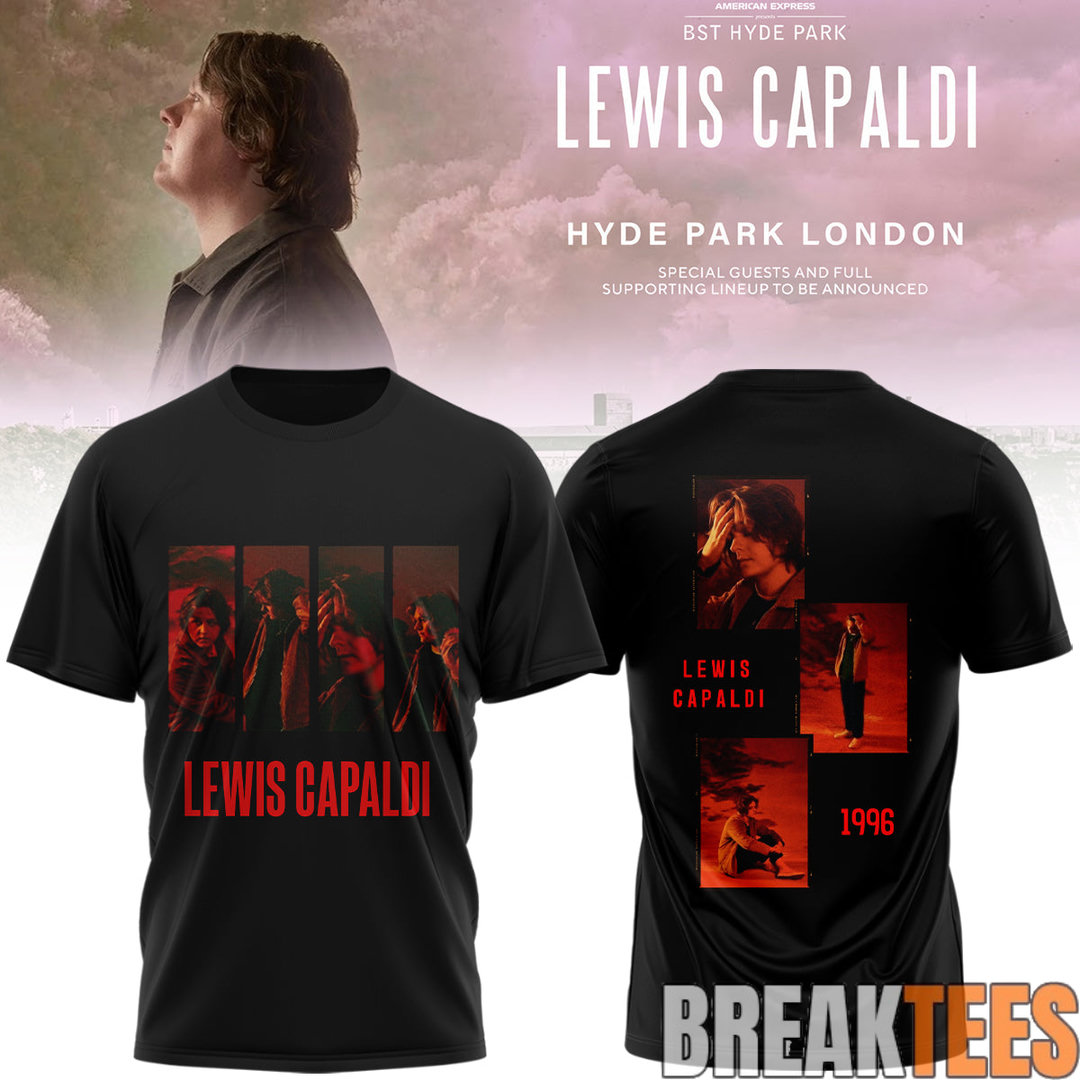 Lewis Capaldi Tour 2026 Special T-Shirt Lewis Capaldi Tour 2026 Special T-Shirt