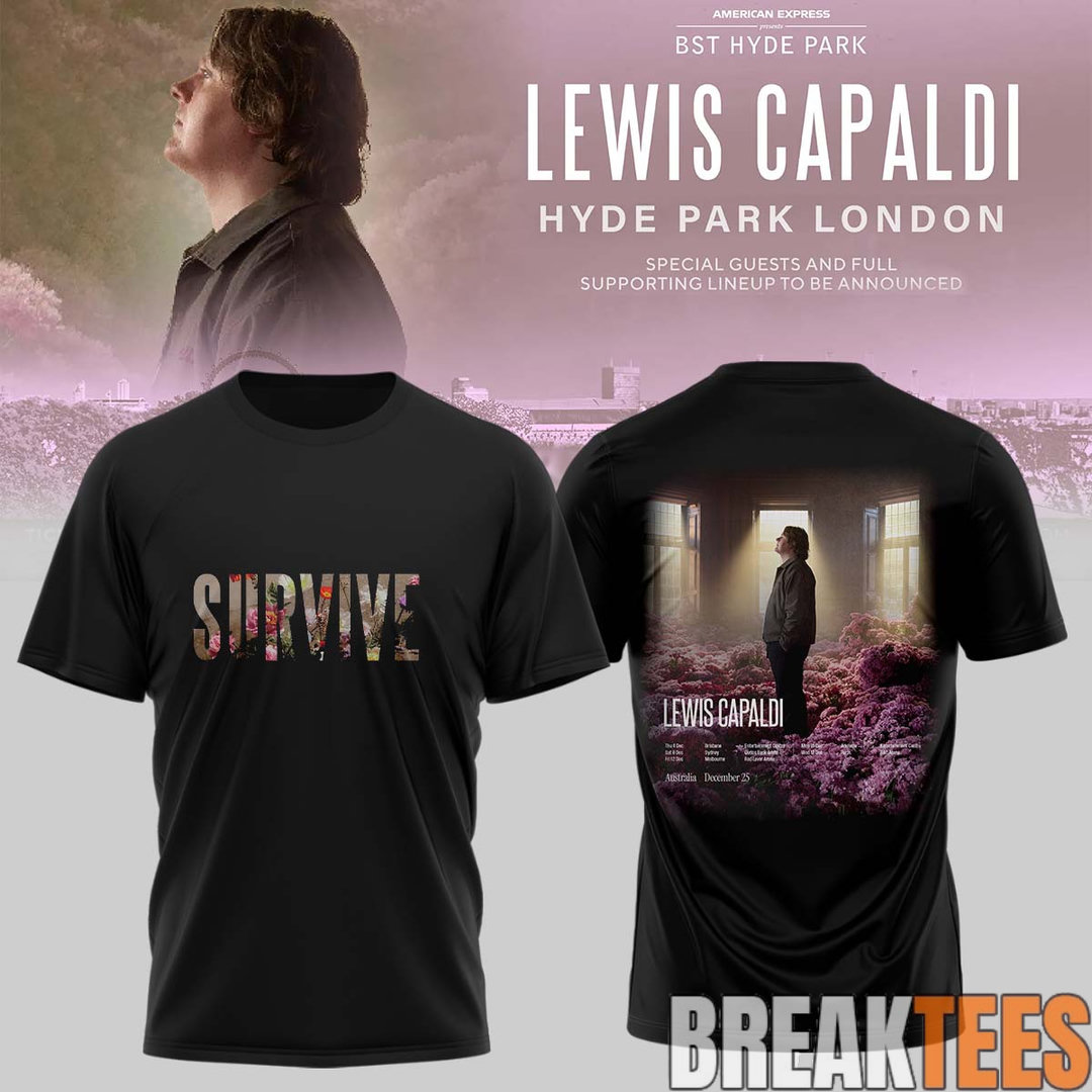 Lewis Capaldi Tour 2026 Special T-Shirt Lewis Capaldi Tour 2026 Special T-Shirt
