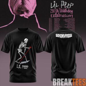 Lil Peep 30th Birthday Celebration 2026 Tour Special T-Shirt