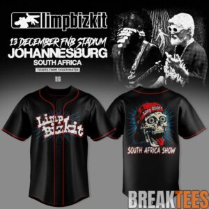 Limp Bizkit South Africa Show Special Baseball Jersey 1 Limp Bizkit South Africa Show Special Baseball Jersey 1