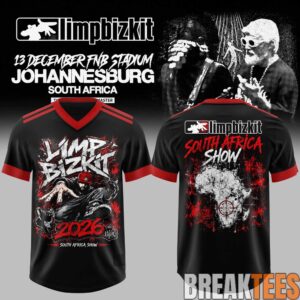 Limp Bizkit South Africa Show Special Football Jersey 3