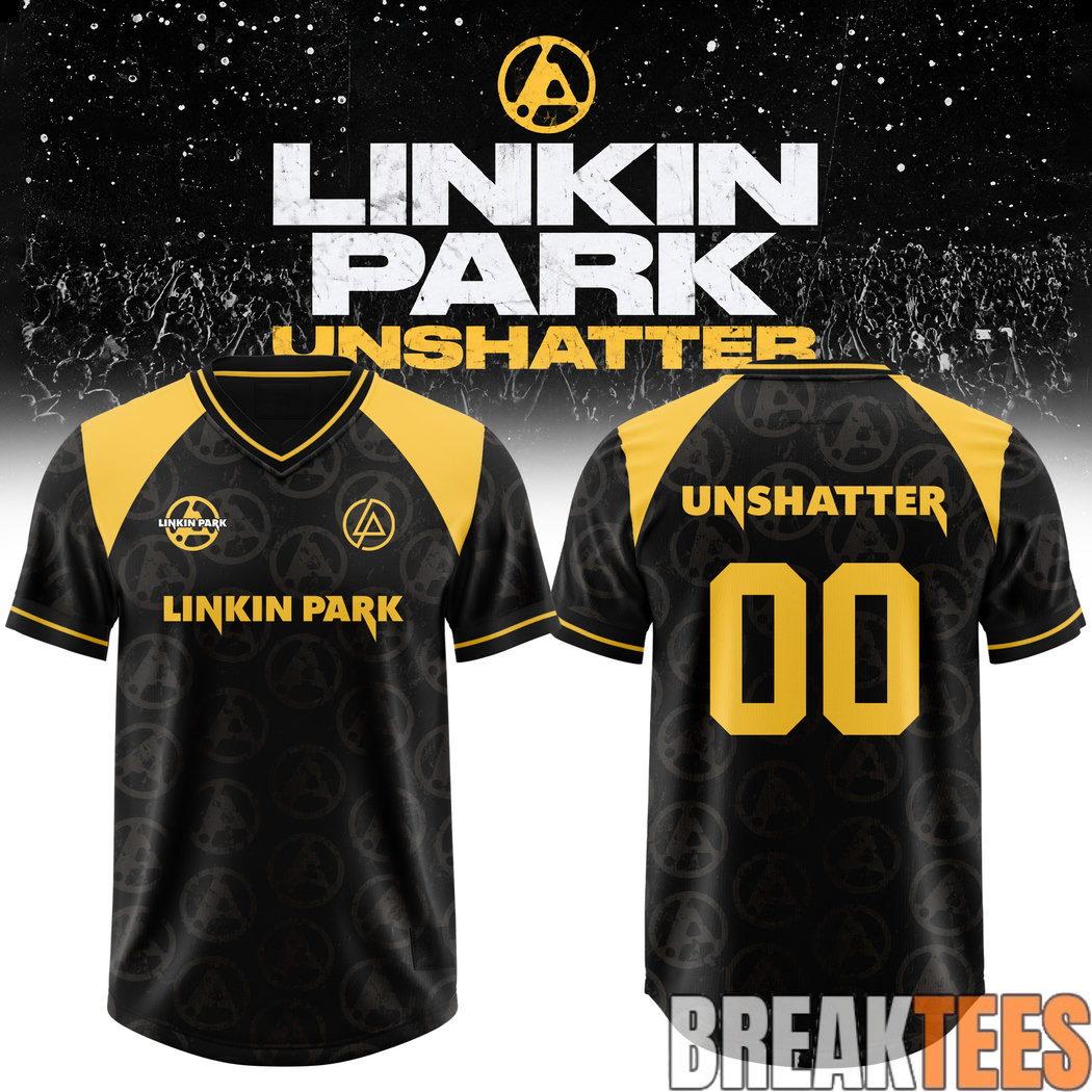 Linkin Park Unshatter Classic Football Jersey Linkin Park Unshatter Classic Football Jersey