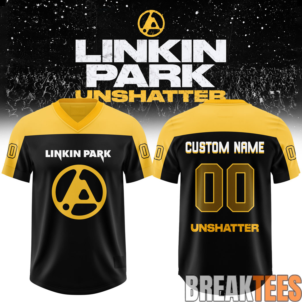 Linkin Park Unshatter Classic Football Jersey Linkin Park Unshatter Classic Football Jersey