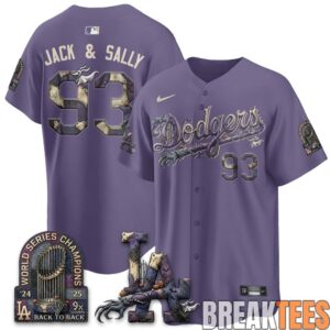 Los Angeles Dodgers Nightmare Halloween Edition Baseball Jersey Custom 5 TQkc0.jpg