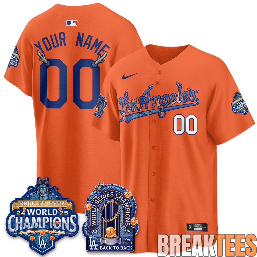 Los Angeles Dodgers x Dragon Balls Night 2026 Custom Baseball Jersey Los Angeles Dodgers x Dragon Balls Night 2026 Custom Baseball Jersey