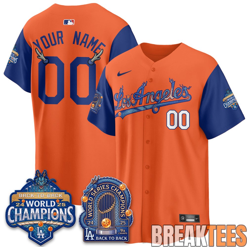 Los Angeles Dodgers x Dragon Balls Night 2026 Custom Baseball Jersey Los Angeles Dodgers x Dragon Balls Night 2026 Custom Baseball Jersey