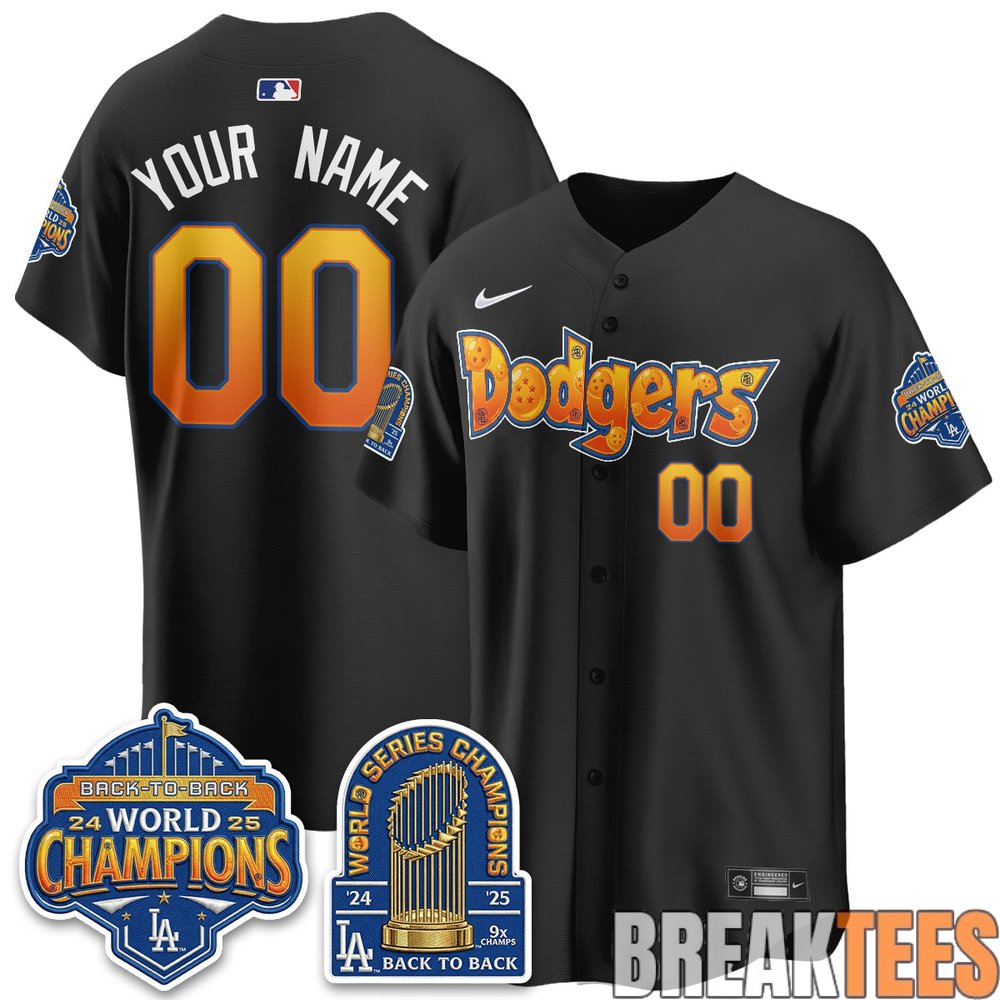 Los Angeles Dodgers x Dragon Balls Night 2026 Custom Baseball Jersey Los Angeles Dodgers x Dragon Balls Night 2026 Custom Baseball Jersey