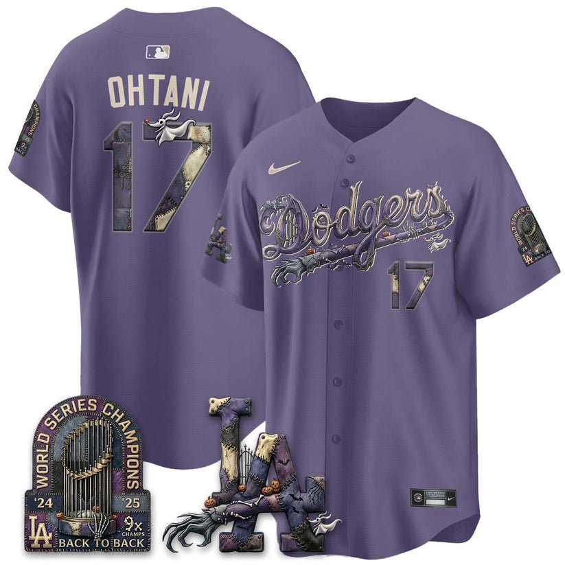 Los Angeles Dodgers Nightmare Halloween Edition Baseball Jersey Los Angeles Dodgers Nightmare Halloween Edition Baseball Jersey