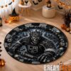 Florida Panthers Special Halloween Round Quilted Rug Florida Panthers Special Halloween Round Quilted Rug