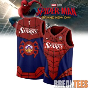 Los Angeles Sparks x Spider-Man Special Basketball Jersey