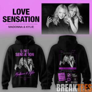 Madonna & Kylie Love Sensation Graphic Hoodie