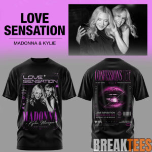 Madonna Kylie Love Sensation Graphic T Shirt 2.jpg