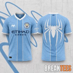 Manchester City x Spider-Man Special Football Jersey