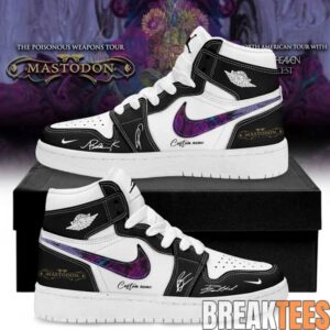 Mastodon Poisonous Weapons Tour 2026 Custom Air Jordan 1 Shoes