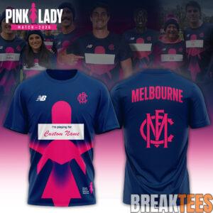 Melbourne Football Club x Breast Cancer 2026 T-Shirt