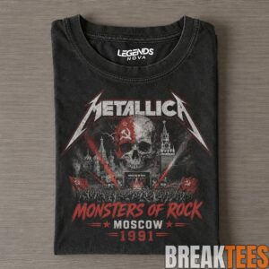 Metallica Monsters of Rock Moscow 1991 Tee
