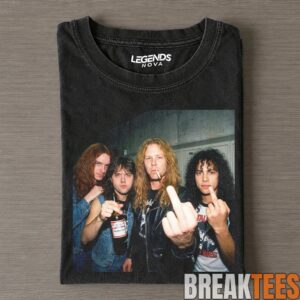 Metallica Vintage Rock Band Graphic T‑Shirt 3 Metallica Vintage Rock Band Graphic T‑Shirt 3