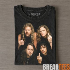 Metallica Vintage Rock Band Graphic T‑Shirt 5 Metallica Vintage Rock Band Graphic T‑Shirt 5