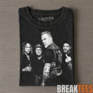 Metallica Vintage Rock Band Graphic T‑Shirt 8 Metallica Vintage Rock Band Graphic T‑Shirt 8