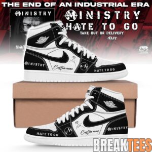 Ministry – Farewell Tour Hate To Go 2026 Custom AJ1 Shoes
