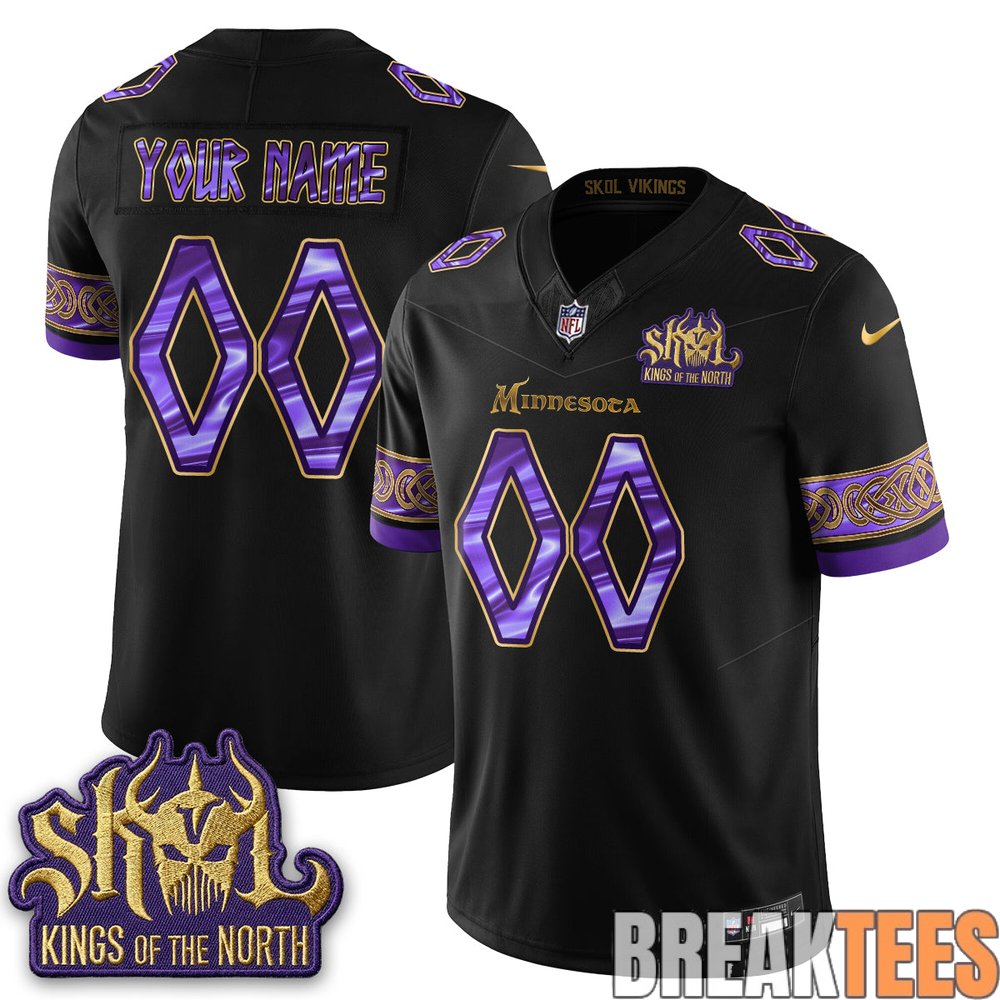 Minnesota Vikings Warrior Skol Vikings Custom Football Jersey Minnesota Vikings Warrior Skol Vikings Custom Football Jersey