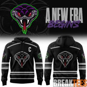 Monroe Moccasins “A New Era Begins” 2026 Hoodie – Black
