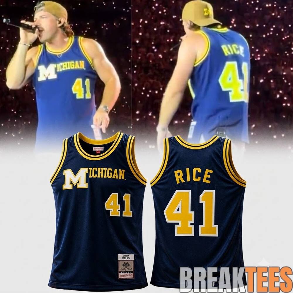 Morgan In Michigan Michigan Wolverines maillot 1988-89 Glen Rice Basketball Jersey Morgan In Michigan Michigan Wolverines maillot 1988-89 Glen Rice Basketball Jersey