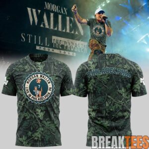 Morgan Wallen Still The Problem Tour 2026 At Lincoln Financial Field Camo Shirt v2