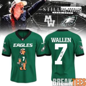 Morgan Wallen Still The Problem Tour 2026 At Lincoln Financial Field Stadium Football Jersey – Green