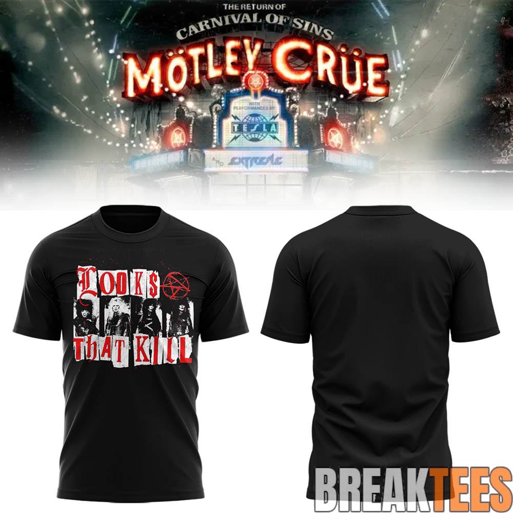 Motley Crue The Return of the Carnival of Sins T-Shirt Motley Crue The Return of the Carnival of Sins T-Shirt