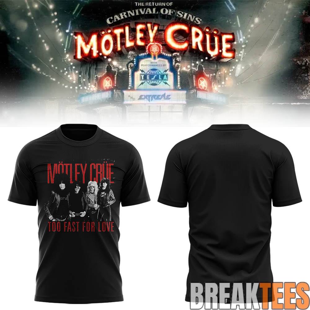 Motley Crue The Return of the Carnival of Sins T-Shirt Motley Crue The Return of the Carnival of Sins T-Shirt