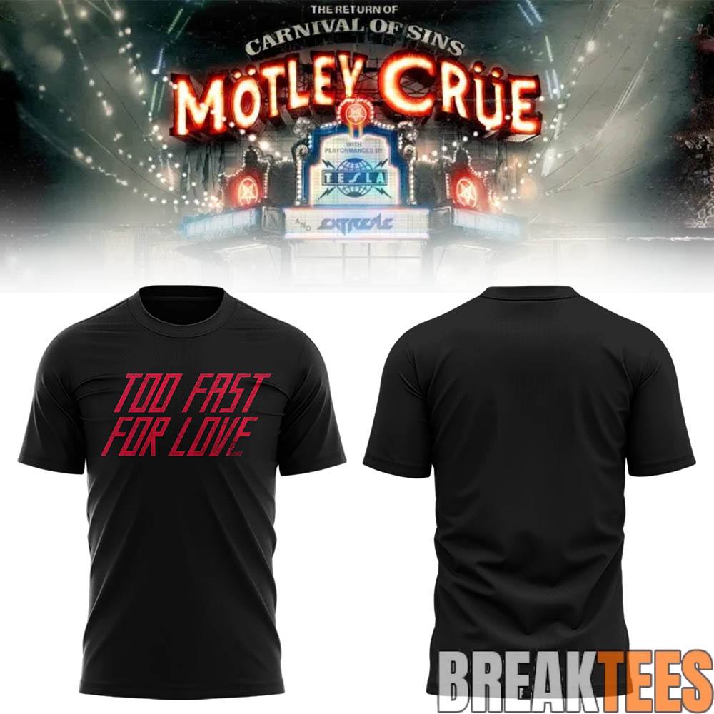 Motley Crue The Return of the Carnival of Sins T-Shirt Motley Crue The Return of the Carnival of Sins T-Shirt