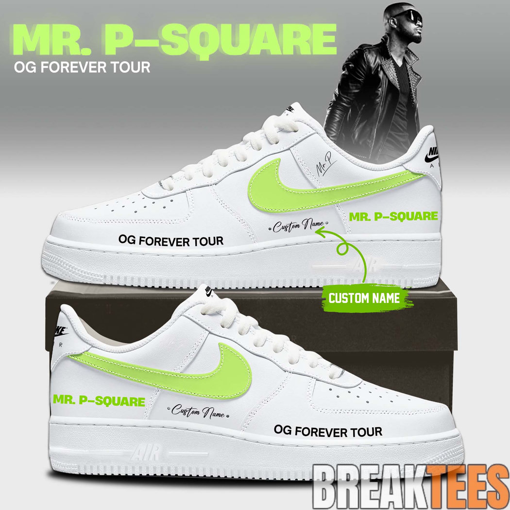 Mr. P-Square “OG Forever Tour” Limited Edition Signature AF1 Shoes Mr. P-Square “OG Forever Tour” Limited Edition Signature AF1 Shoes