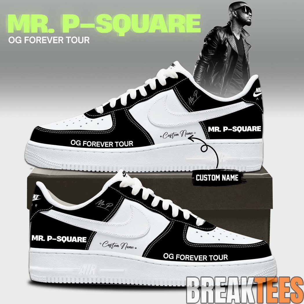Mr. P-Square “OG Forever Tour” Limited Edition Signature AF1 Shoes Mr. P-Square “OG Forever Tour” Limited Edition Signature AF1 Shoes