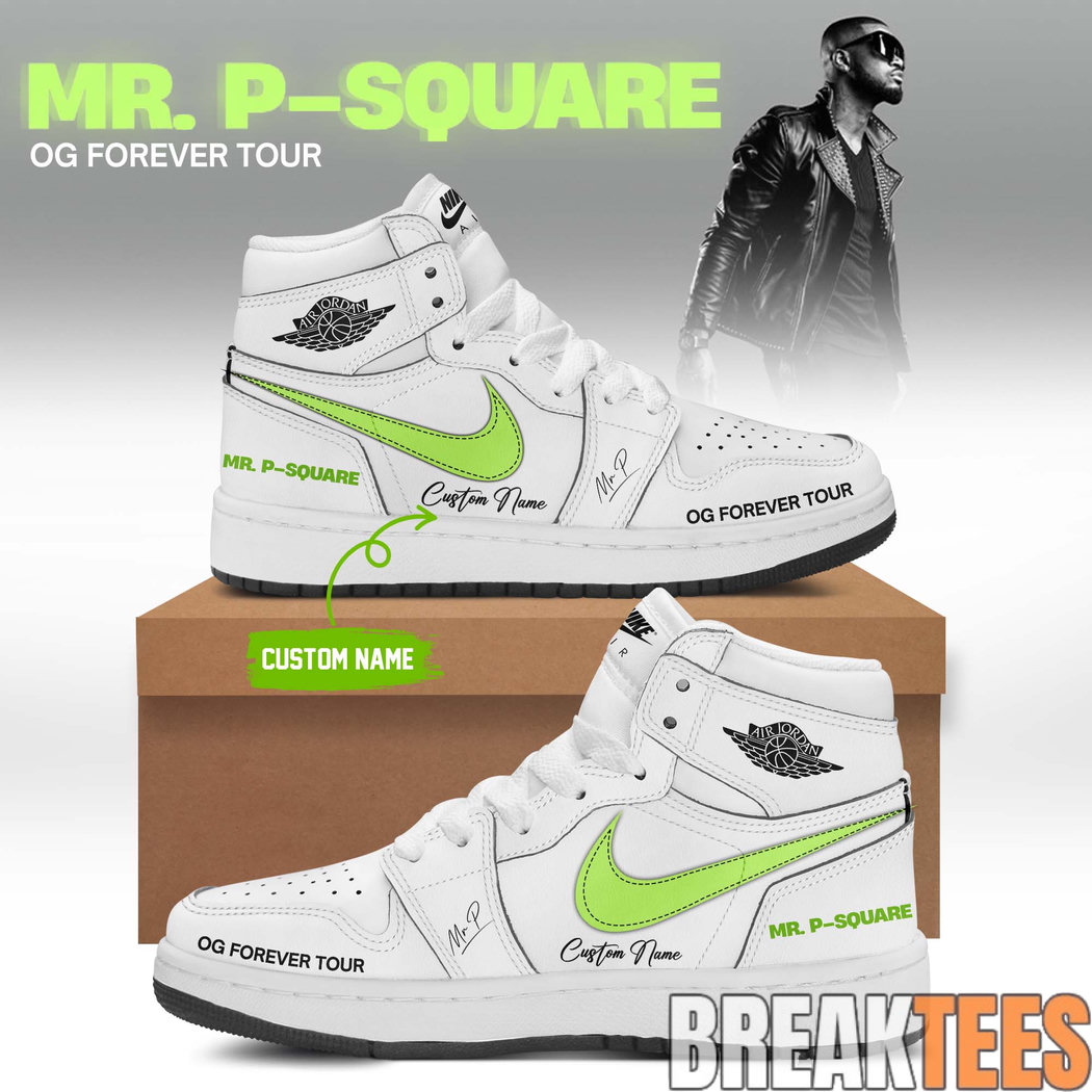 Mr. P-Square “OG Forever Tour” Limited Edition Signature AJ1 Shoes Mr. P-Square “OG Forever Tour” Limited Edition Signature AJ1 Shoes