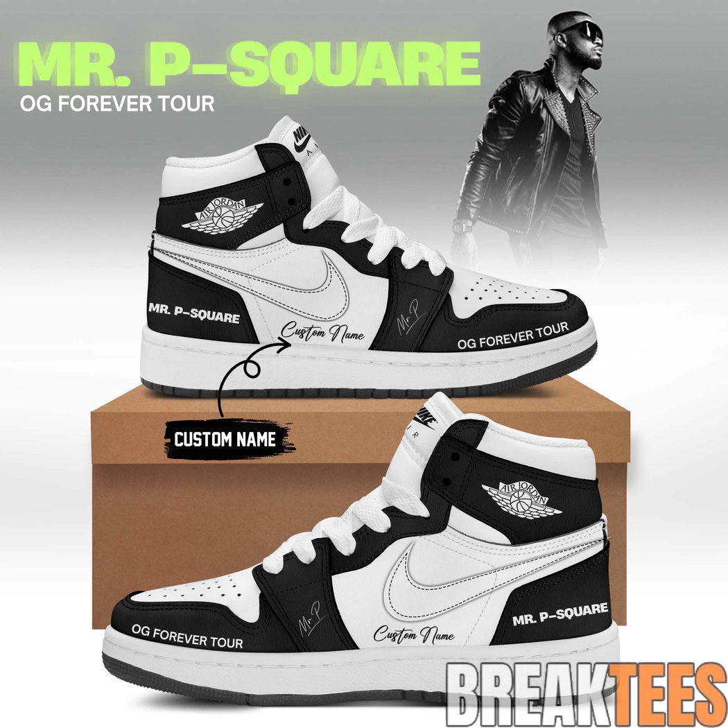 Mr. P-Square “OG Forever Tour” Limited Edition Signature AJ1 Shoes Mr. P-Square “OG Forever Tour” Limited Edition Signature AJ1 Shoes