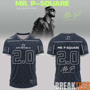 Mr. P-Square “OG Forever Tour” Limited Edition Signature Football Jersey