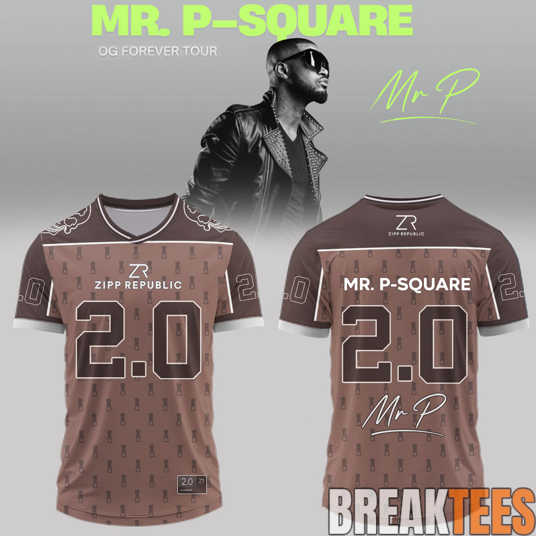 Mr. P-Square “OG Forever Tour” Limited Edition Signature Football Jersey Mr. P-Square “OG Forever Tour” Limited Edition Signature Football Jersey