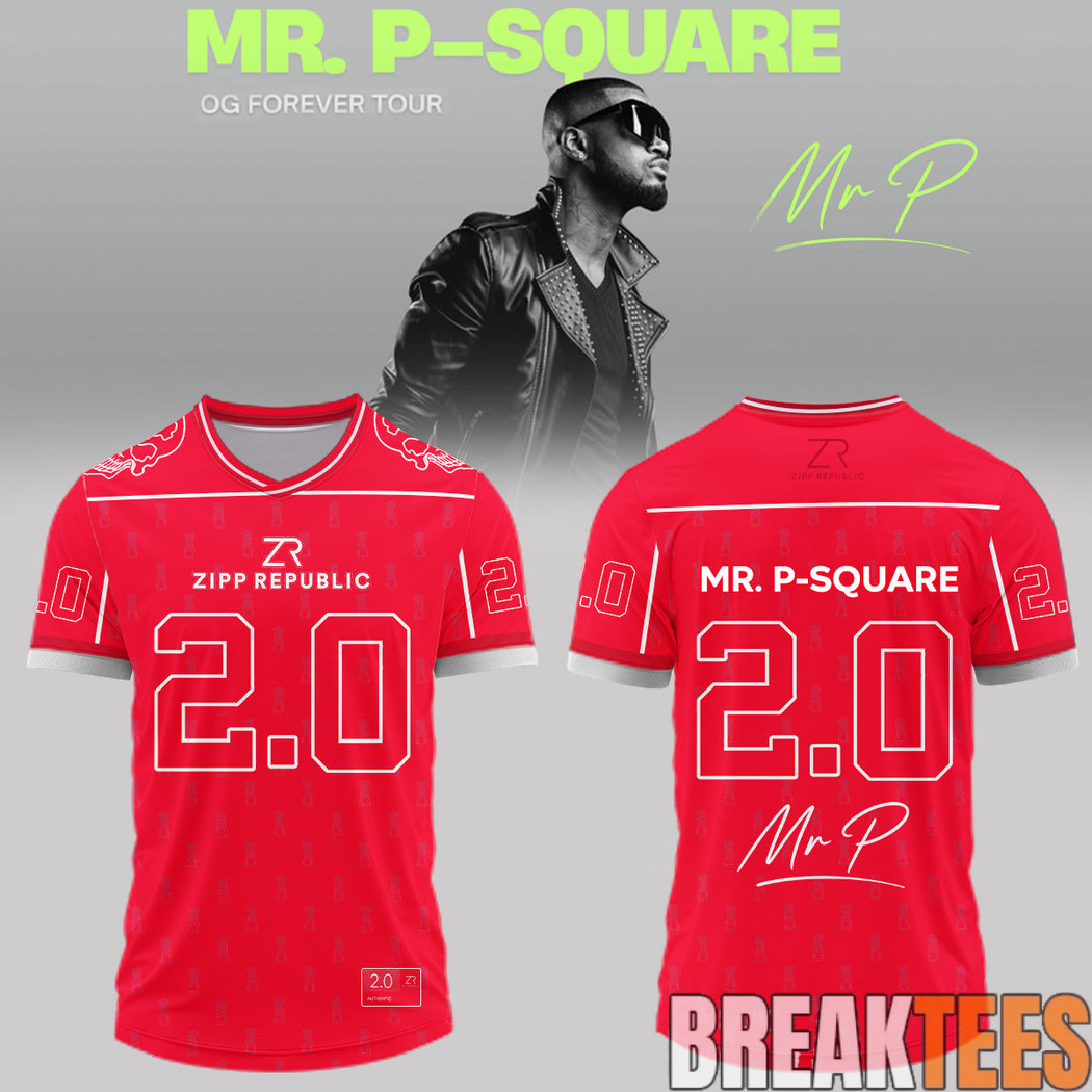 Mr. P-Square “OG Forever Tour” Limited Edition Signature Football Jersey Mr. P-Square “OG Forever Tour” Limited Edition Signature Football Jersey