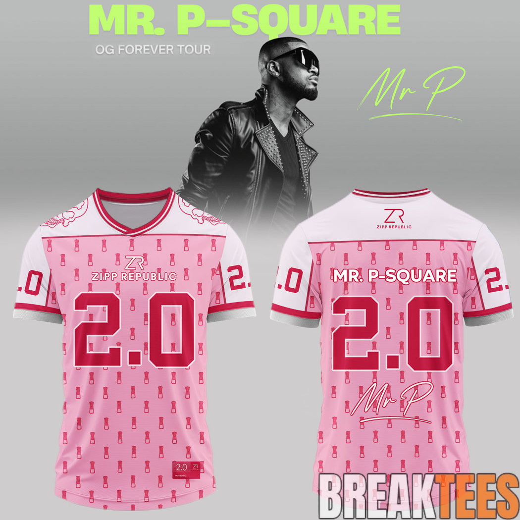 Mr. P-Square “OG Forever Tour” Limited Edition Signature Football Jersey Mr. P-Square “OG Forever Tour” Limited Edition Signature Football Jersey