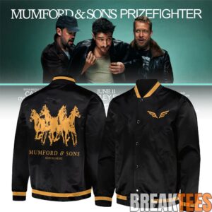 Mumford And Sons Prizefighter Tour 2026 Bomber Jacket