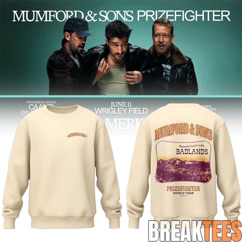 Mumford And Sons Prizefighter Tour 2026 Sweatshirt Mumford And Sons Prizefighter Tour 2026 Sweatshirt