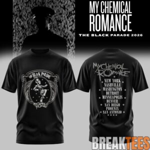 My Chemical Romance The Black Parade Tour NA 2026 Limited T-Shirt