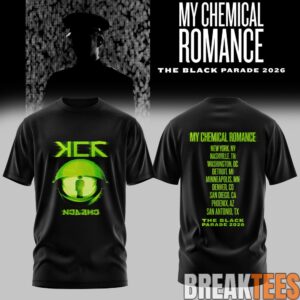 My Chemical Romance The Black Parade Tour NA 2026 Limited T-Shirt 1